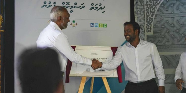 ހިމަންދޫގައި ފެނާއި ނަރުދަމާގެ ޚިދުމަތް ރައީސް އިފްތިތާޙުކޮށްދެއްވައިފި