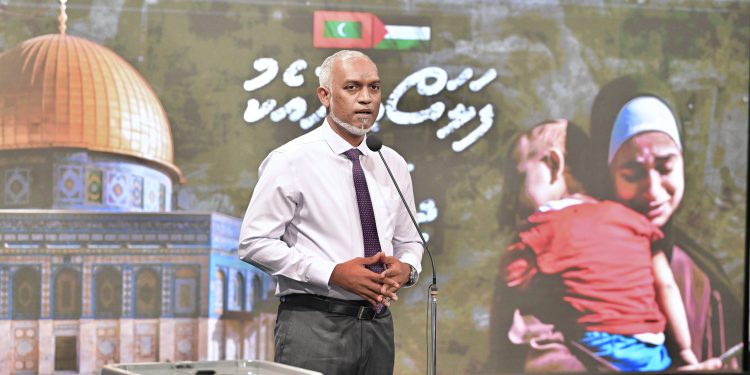 ފަލަސްތީނުގެ ހައްގުގައި ބައިނަލްއަގުވާމީ މުޖުތަމައުން އެކުގައި މަސައްކަތް ކުރުމަށް ރައީސް ގޮވައިލައްވައިފި