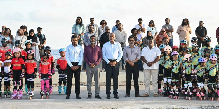 އުސްފަސްގަނޑުގައި އަޅާ ސްކޭޓް އެރީނާގެ ބިންގާ އަޅައިފި