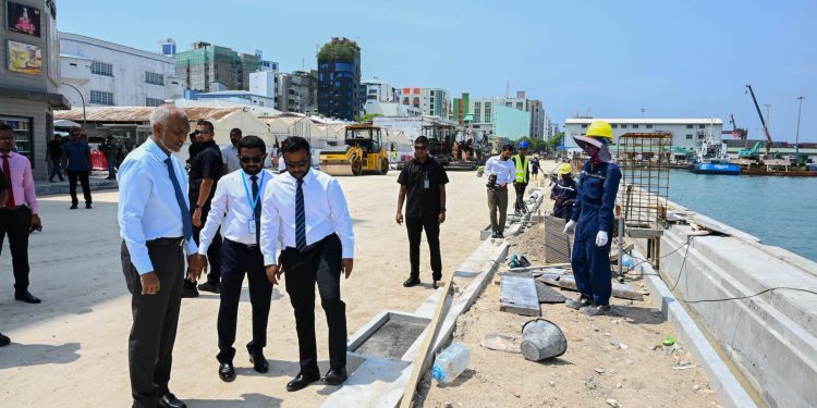 ބޮޑުތަކުރުފާނު މަގު ތަރައްޤީކުރުމުގެ މަސައްކަތް ރައީސުލްޖުމްހޫރިއްޔާ ބައްލަވާލައްވައިފި