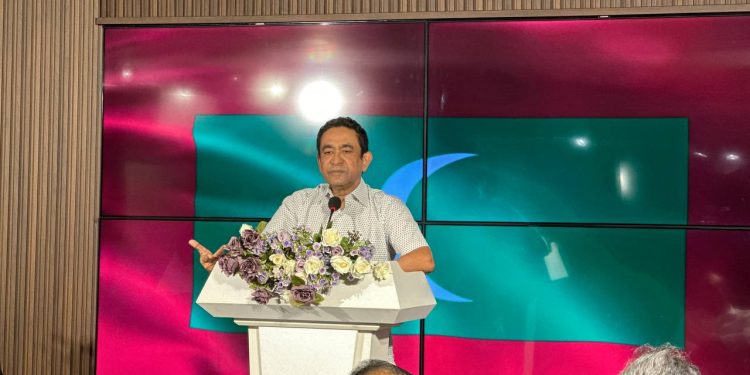 ޕީއެންސީ ނޫން ކެންޑިޑޭޓުންނަށް ތާއީދު ކުރަން: ޔާމީން