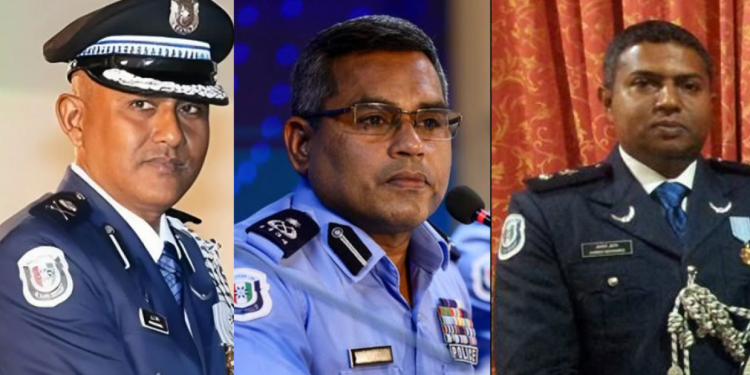 ޕޮލިސް ކޮމިޝަނަރުގެ މަގާމަށް ތިން ބޭފުޅަކު ކުރިމަތިލައްވައިފި