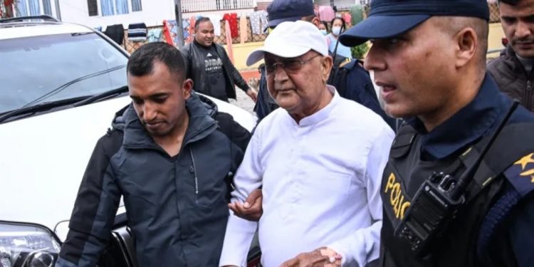 ނޭޕާލްގެ ކުރީގެ ބޮޑުވަޒީރު އޮލީ ހައްޔަރުކޮށްފި