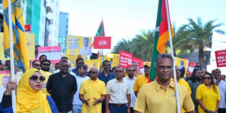 އެމްޑީޕީގެ އިންތިޚާބީ ކާމިޔާބީ ފާހަގަކުރުން މިރޭ އާޓިފިޝަލް ބީޗުގައި