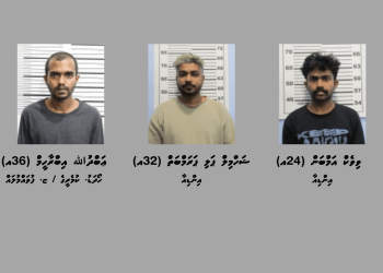 ތިން ކިލޯގެ ޑްރަގް އެތެރެކުރަން އުޅުނު ތިން މީހަކު ހައްޔަރުކޮށްފި